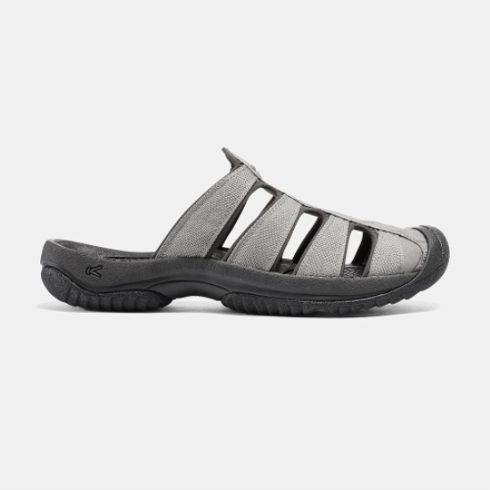 Men's Keen Aruba II Sandals Grey Black | BTQ-431256