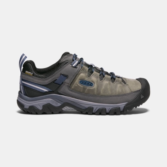 Men's Keen Targhee III Waterproof Hiking Shoes Olive Black | GKX-935814