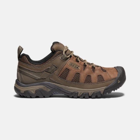 Men's Keen Targhee Vent Hiking Shoes Brown Black | PTX-462783