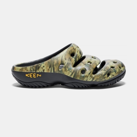 Men's Keen Yogui Arts Sandals Camo | OTE-046297