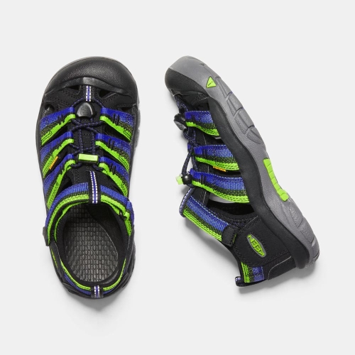 Kids' Keen Newport H2 Sandals Black | AKO-275640