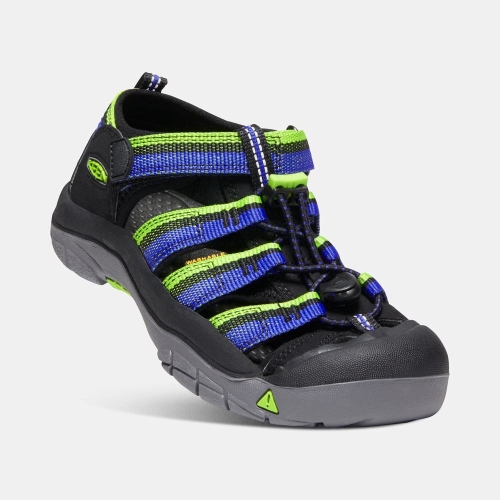 Kids' Keen Newport H2 Sandals Black | AKO-275640
