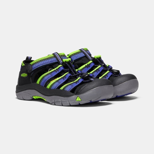 Kids' Keen Newport H2 Sandals Black | AKO-275640