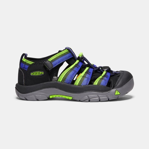 Kids\' Keen Newport H2 Sandals Black | AKO-275640
