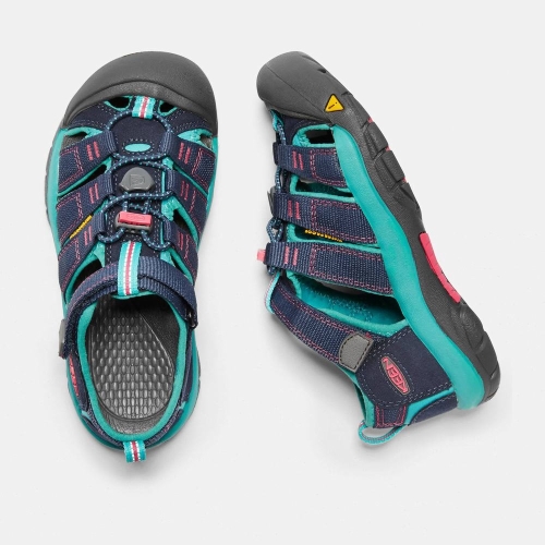 Kids' Keen Newport H2 Sandals Navy Blue | PJW-321068