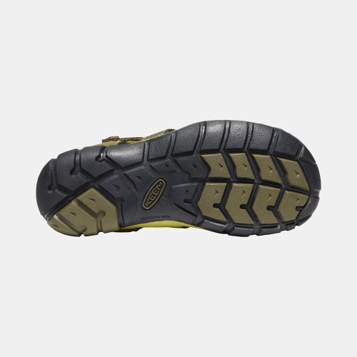 Kids' Keen Seacamp II Cnx Sandals Olive Black | AKC-647981