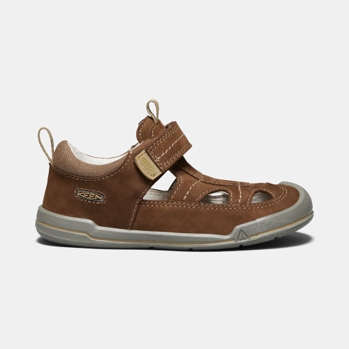 Kids\' Keen Sprout Fisherman Sandals Brown | KTH-517386