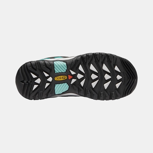 Kids' Keen Targhee Waterproof Hiking Shoes Grey Turquoise | FWN-490216