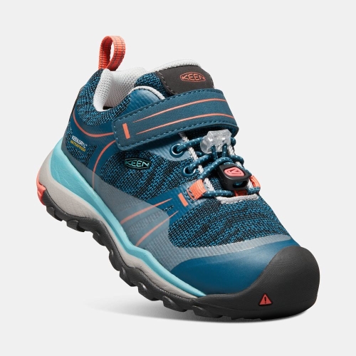 Kids' Keen Terradora Waterproof Low Hiking Shoes Blue Coral | NZQ-814972
