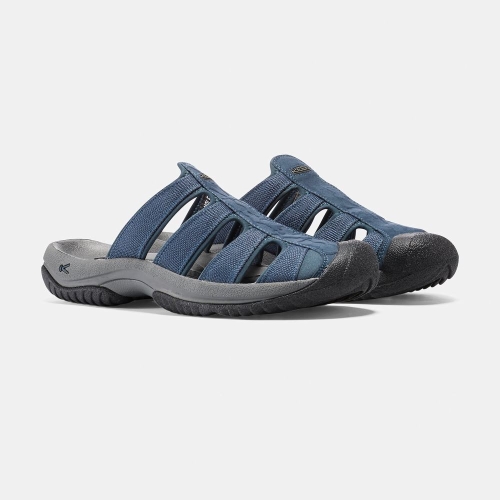 Men's Keen Aruba II Sandals Navy Black | PYK-927531