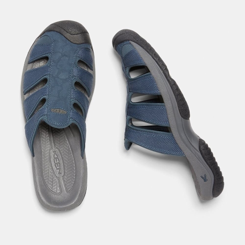Men's Keen Aruba II Sandals Navy Black | PYK-927531