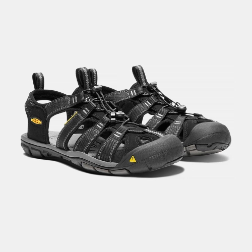 Men's Keen Clearwater Cnx Hiking Sandals Black | KEL-812053