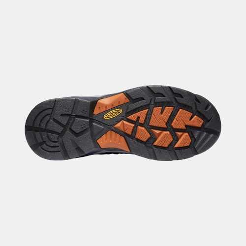 Men's Keen Detroit Xt Steel Toe Work Shoes Navy | QIZ-635102