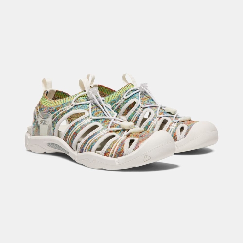 Men's Keen Evofit One Sandals Multicolor White | NGE-624095