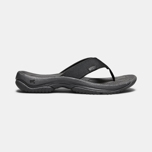 Men\'s Keen Kona Flip II Flip-Flops Black Grey | NHI-867130