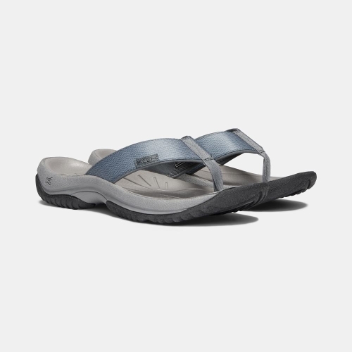 Men's Keen Kona Flip II Flip-Flops Blue Grey | XDK-718506