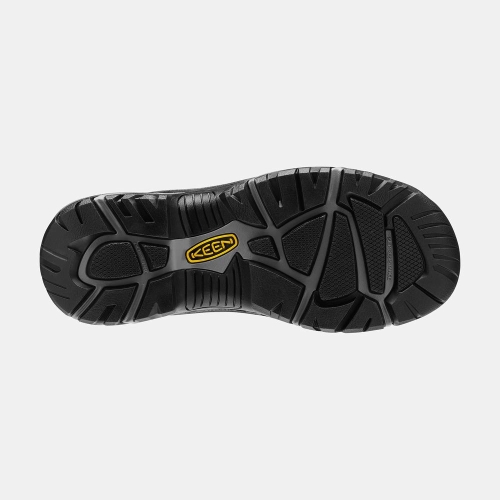 Men's Keen Mt Vernon 6 Steel Toe Work Boots Black | UJZ-302596