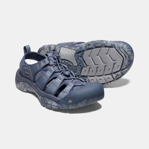 Men's Keen Newport H2 Water Shoes Blue | JPW-735204