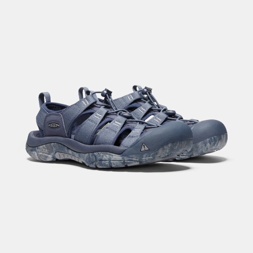 Men's Keen Newport H2 Water Shoes Blue | JPW-735204