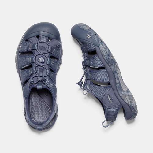 Men's Keen Newport H2 Water Shoes Blue | JPW-735204