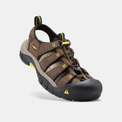 Men's Keen Newport H2 Water Shoes Khaki | JZU-854736