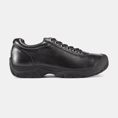 Men\'s Keen Ptc Dress Oxford Work Shoes Black | NSY-253081
