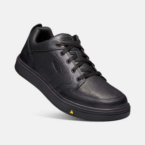Men's Keen Ptc Redding Work Shoes Black | XKC-239764