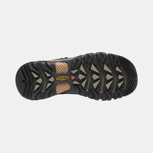 Men's Keen Targhee III Waterproof Mid Hiking Boots Olive | ZWB-960257