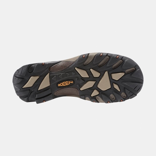 Men's Keen Targhee II Waterproof Mid Hiking Boots Chocolate | NJO-087142