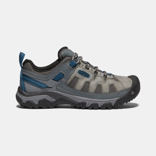 Men\'s Keen Targhee Vent Hiking Shoes Light Green Blue | QKN-716295