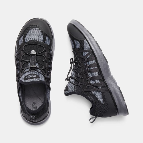 Men's Keen Uneek Exo Uneek Sandals Black Grey | OYZ-068139