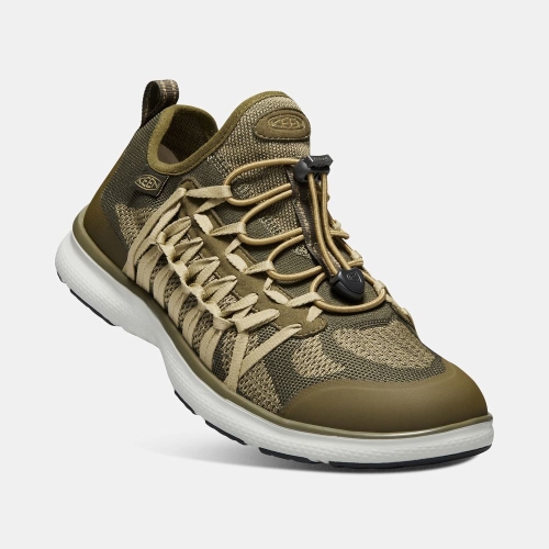 Men's Keen Uneek Exo Uneek Sandals Dark Olive | QUY-136594