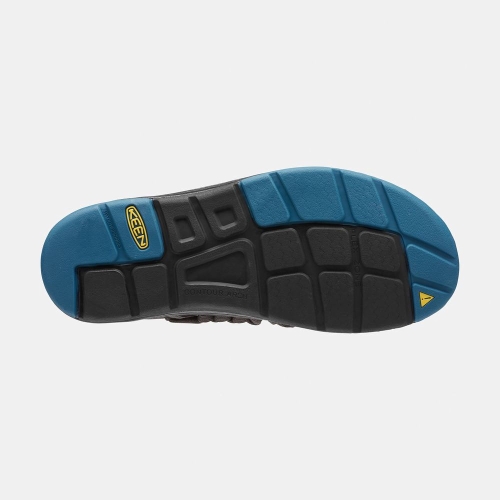 Men's Keen Uneek Flat Cord Uneek Sandals Black | XWC-621407