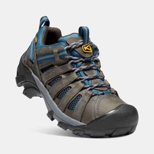 Men's Keen Voyageur Hiking Shoes Dark Olive Blue | XCT-850431