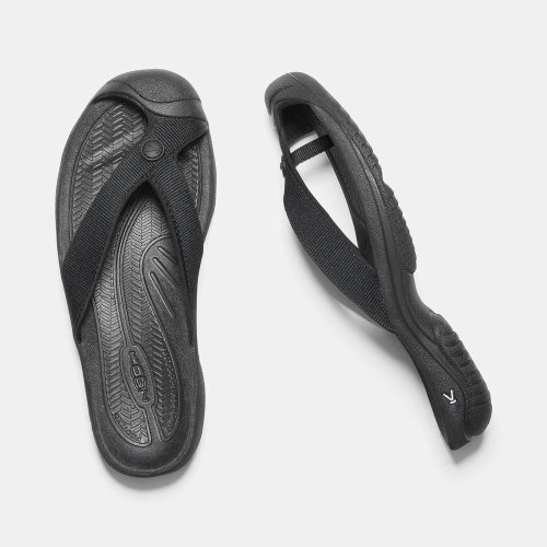 Men's Keen Waimea H2 Sandals Black | EQT-653479