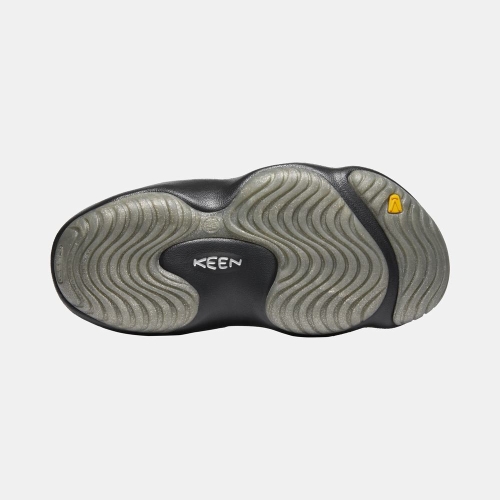 Men's Keen Yogui Arts Sandals Black Silver | GXT-920837