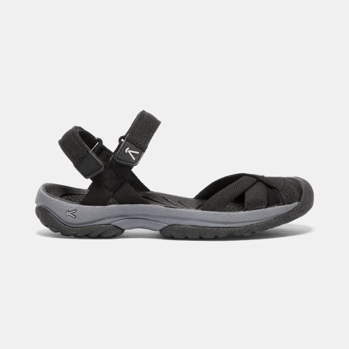 Women\'s Keen Bali Strap Sandals Black | UHO-250684