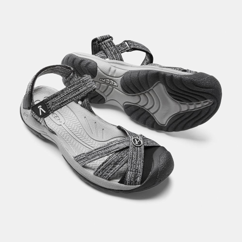 Women's Keen Bali Strap Sandals Grey Black | FTD-251490