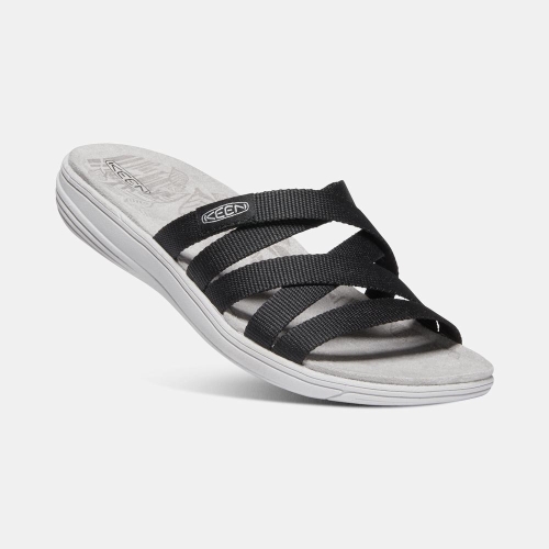 Women's Keen Damaya Slides Black | LBA-567910