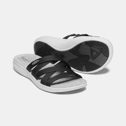 Women's Keen Damaya Slides Black | LBA-567910