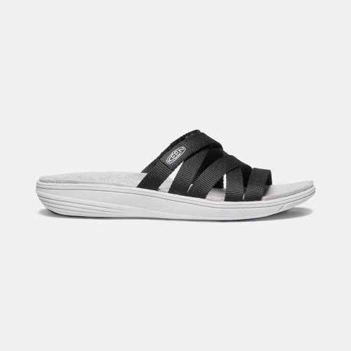 Women\'s Keen Damaya Slides Black | LBA-567910