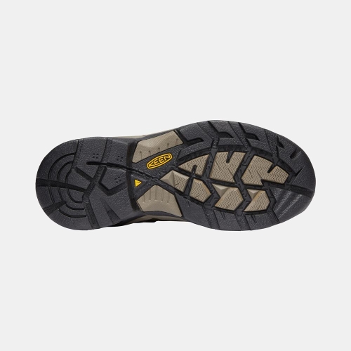Women's Keen Detroit Xt Int. Met Steel Toe Work Shoes Brown Gold | WEM-721685