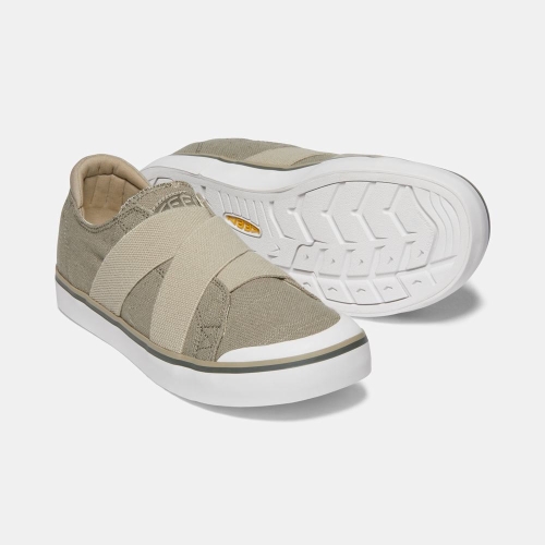 Women's Keen Elsa III Gore Slip On Shoes Khaki | SVW-834176