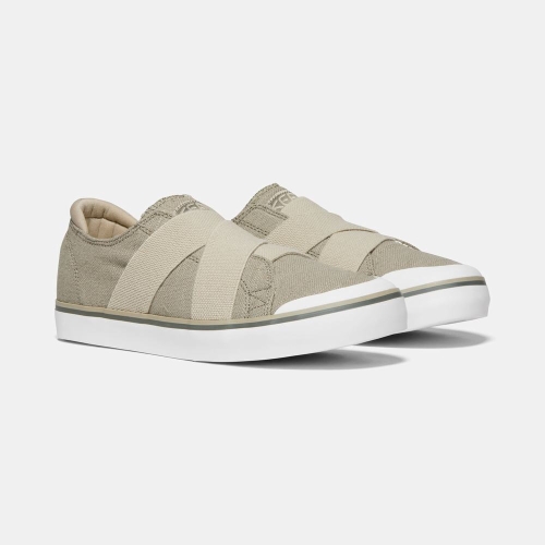 Women's Keen Elsa III Gore Slip On Shoes Khaki | SVW-834176