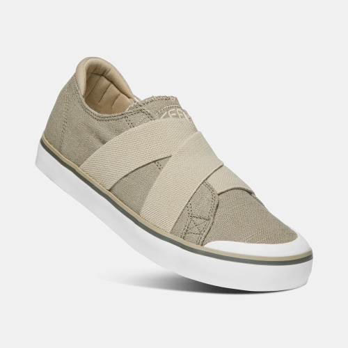 Women's Keen Elsa III Gore Sneakers Olive | CAX-362597