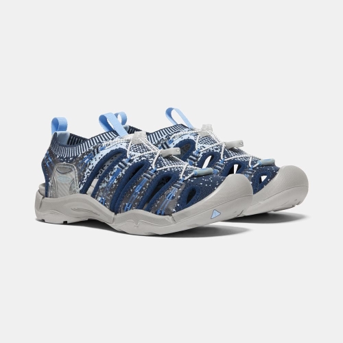 Women's Keen Evofit One Hiking Sandals Blue | PGL-098253