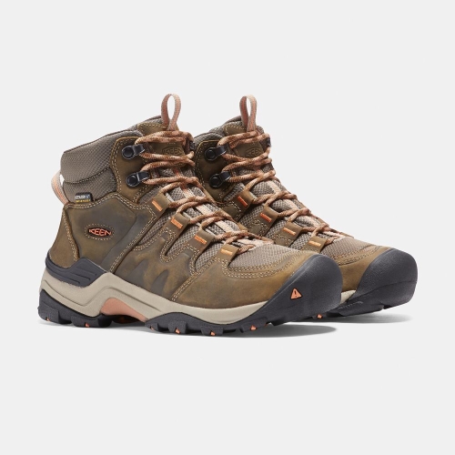 Women's Keen Gypsum II Waterproof Mid Hiking Boots Brown | XQL-649710