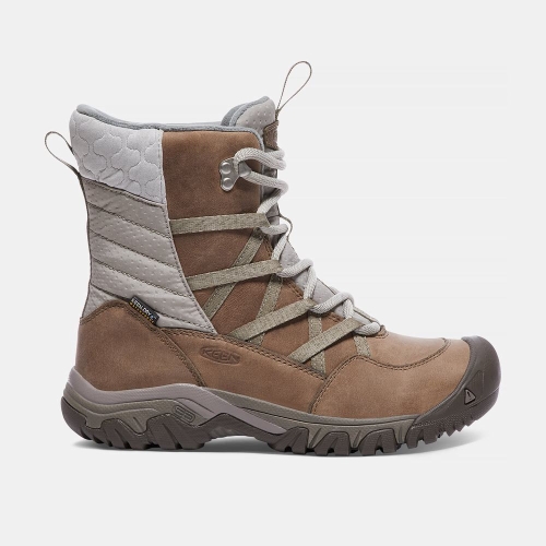 Women\'s Keen Hoodoo III Lace Up Winter Boots Brown | OSG-371945