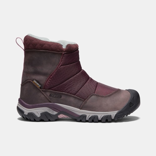 Women\'s Keen Hoodoo III Low Zip Snow Boots Purple | JBH-753042