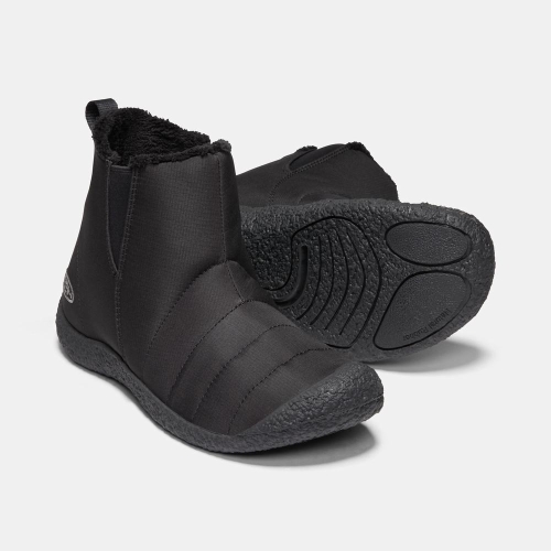 Women's Keen Howser III Nylon Slipper Boots Black | BWC-278903